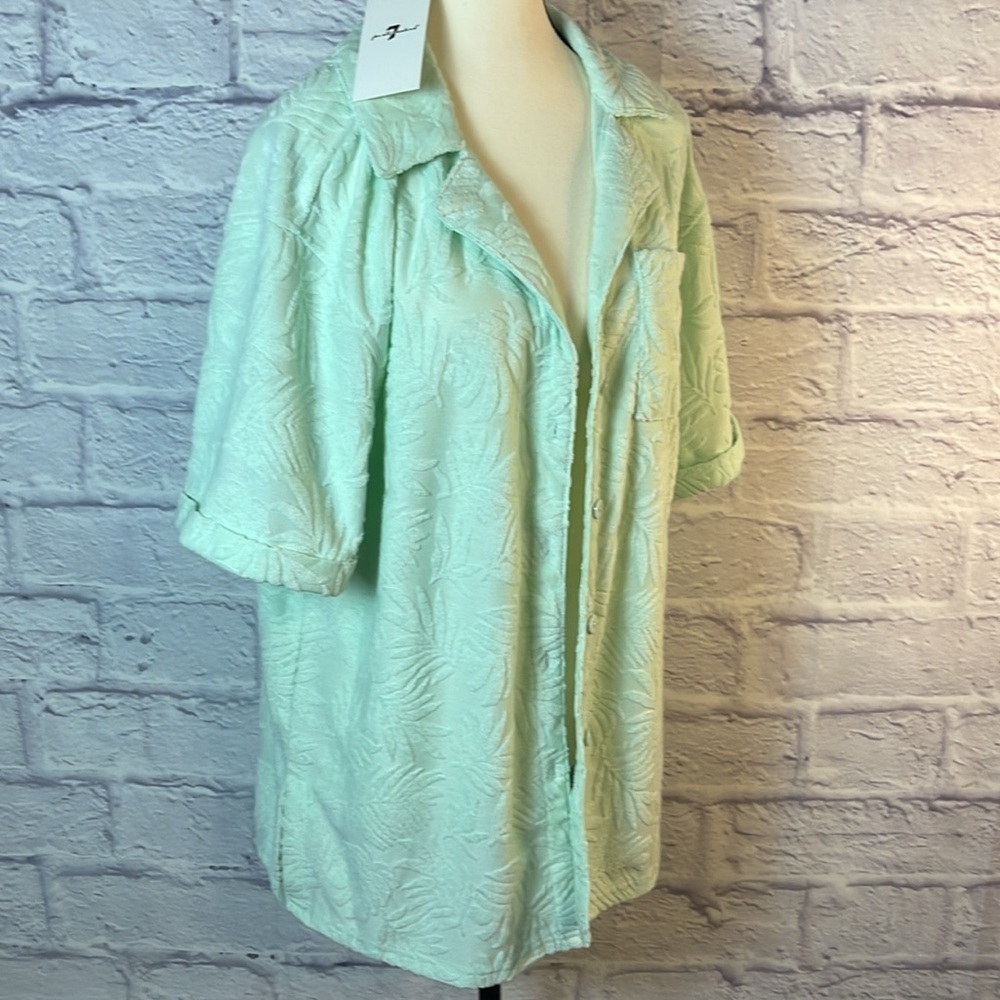 NWT 7 For All Mankind 3Piece Set,Pistachio/Green Size M,Shorts,Bralette,… - Picture 13 of 14